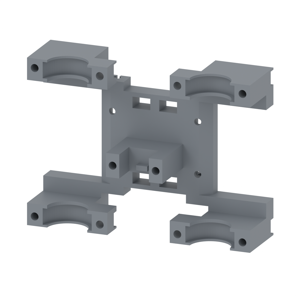 3D printable Hack Blocks cart body from Hacksmith Industries, showcasing detailed customizable building set components.