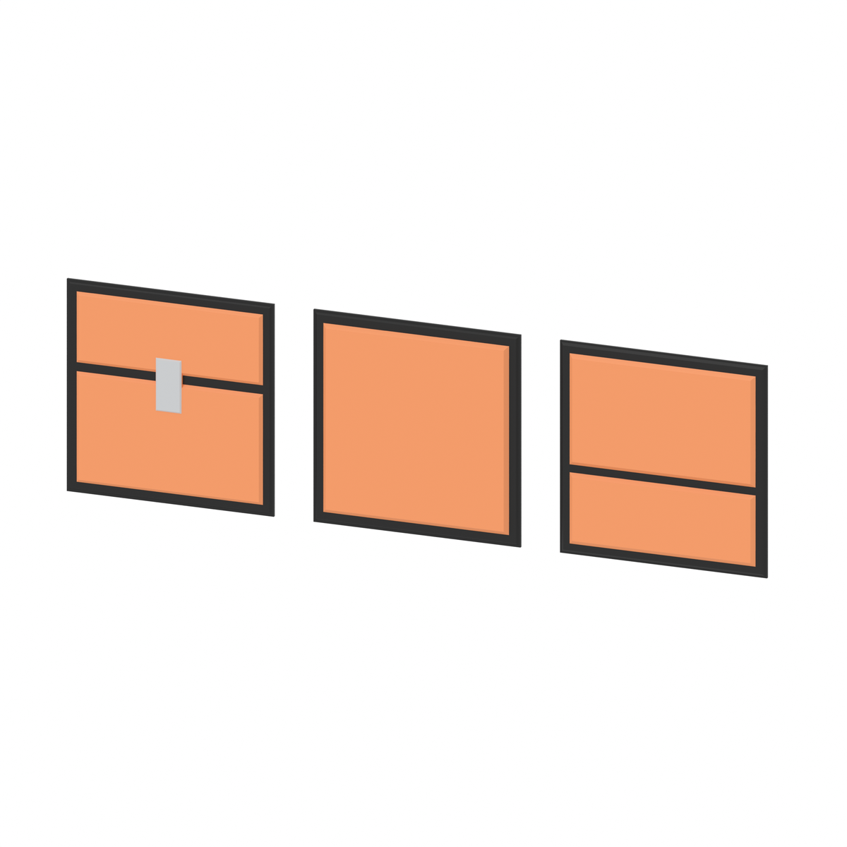 3D printable Fascia Chest block from Hack Blocks building set by Hacksmith Industries, featuring detailed chest design for 3D printing.
