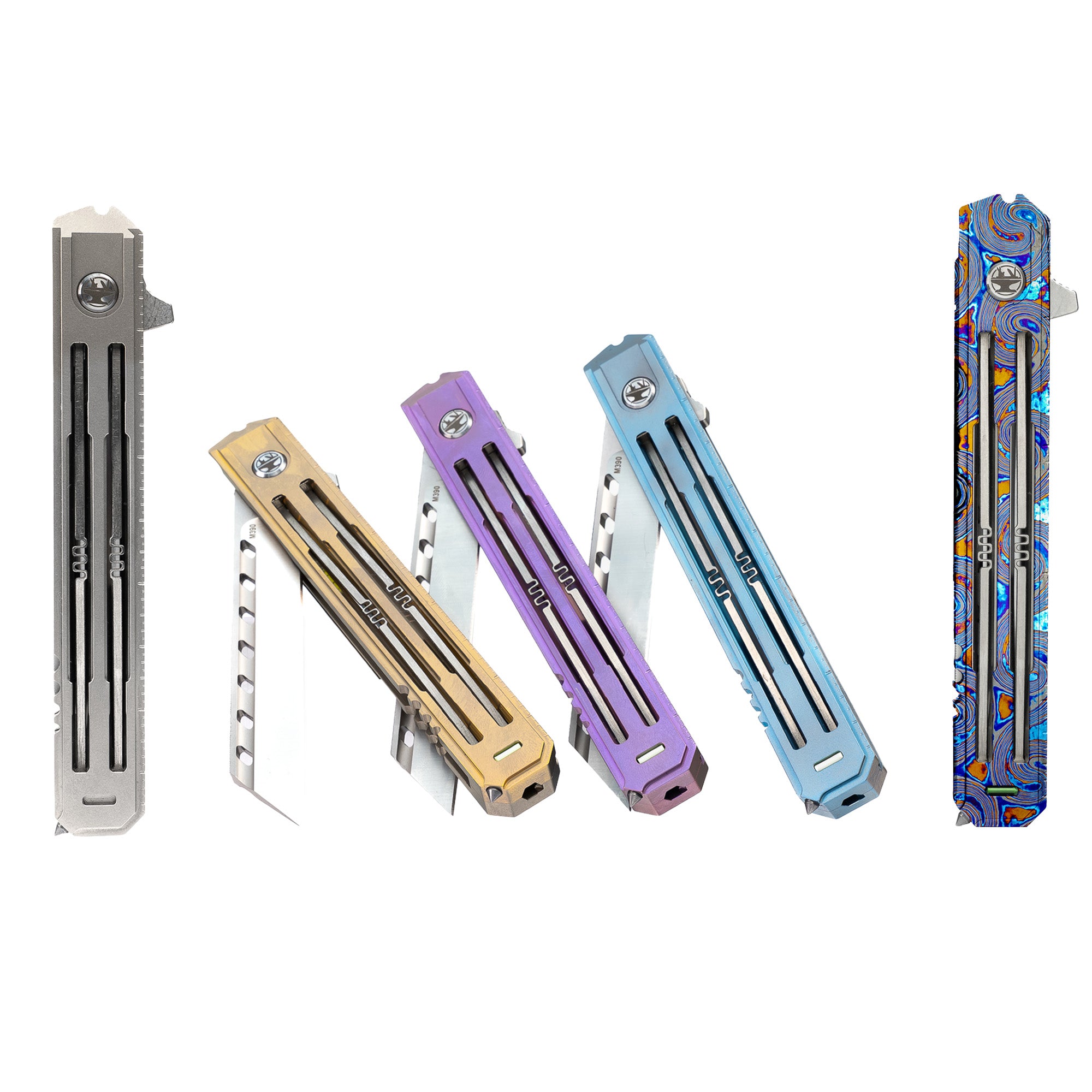 Hacksmith Tools Builder's Edition & H.E.R.C. Tour showcase a sleek pro with Timascus in a detailed tour image.