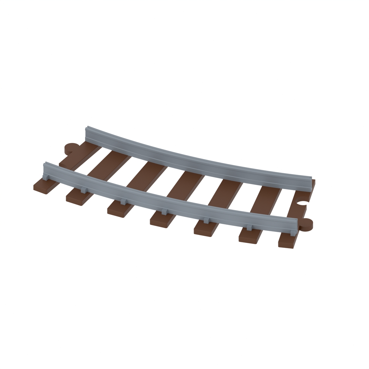 3D printable Hack Blocks track curve from Hacksmith Industries, designed for building creative track layouts with free downloadable files.