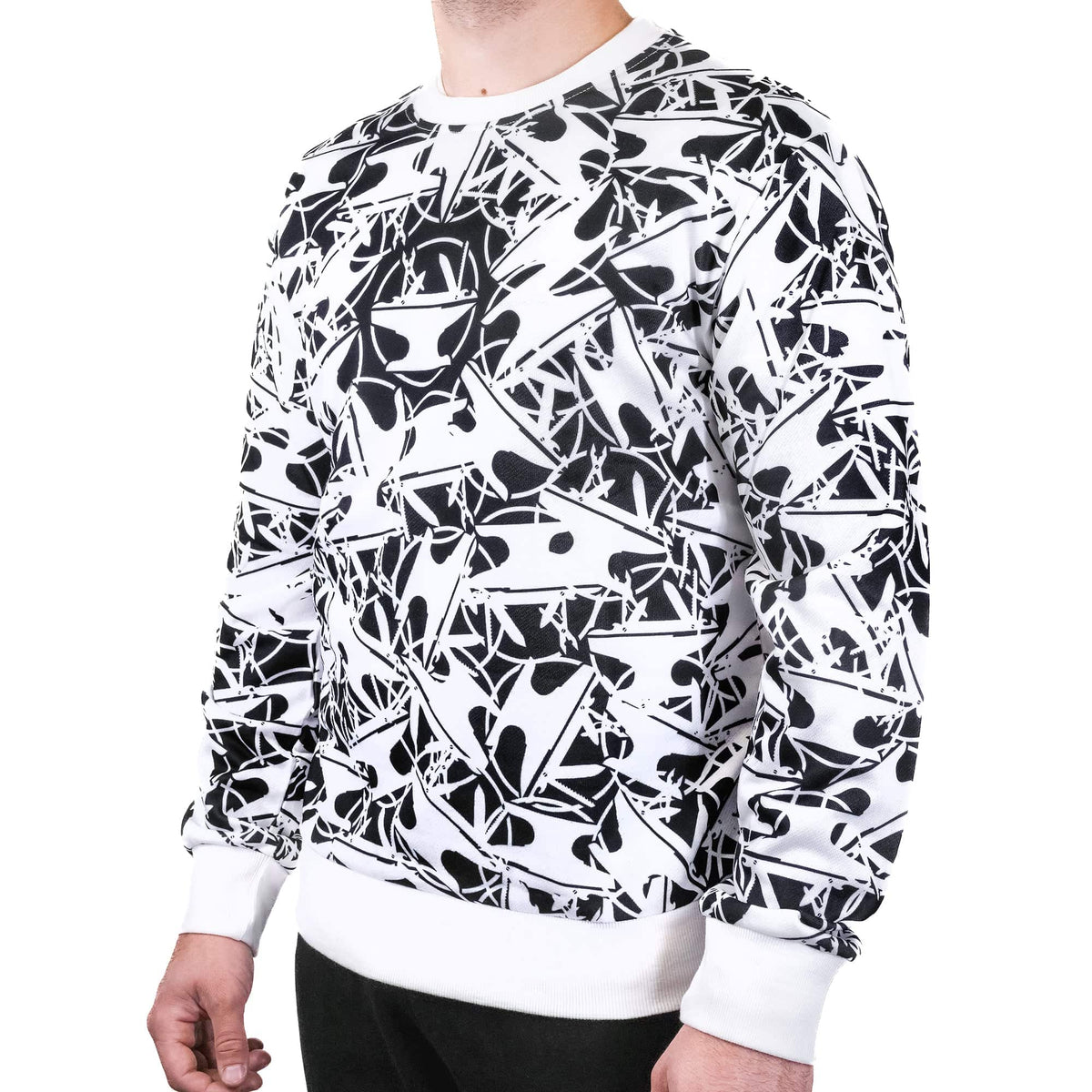 Engineered By Hacksmith Sensory Overload Sweatshirt in XS with bold graphic design, soft fabric, casual fit, and comfortable wear.