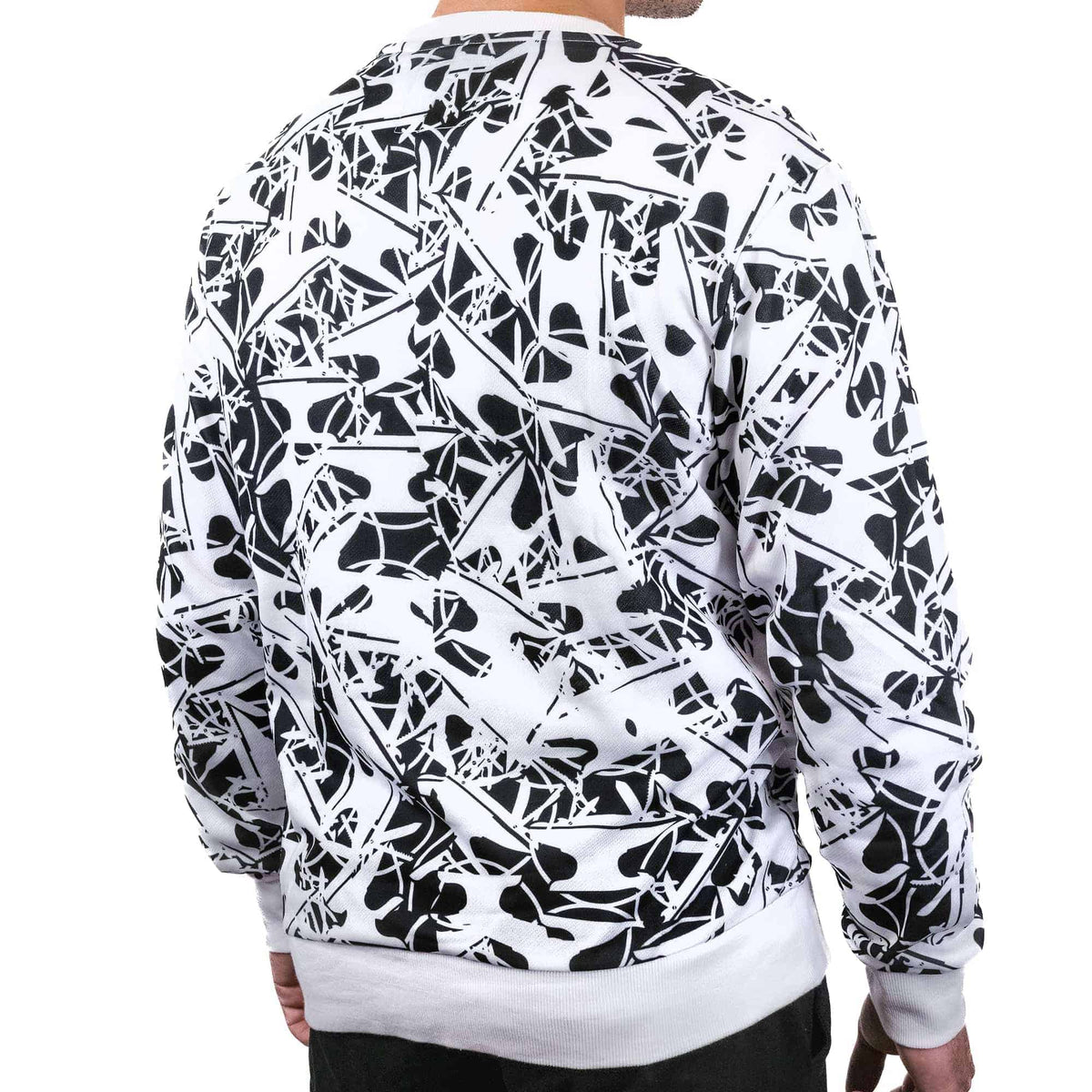 Engineered By Hacksmith sensory overload sweatshirt in XS, featuring bold design and comfortable fabric, perfect for casual wear.