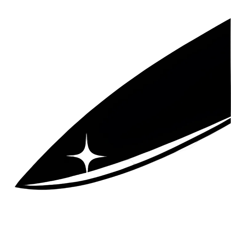 Just the blade, showing how sharp it is