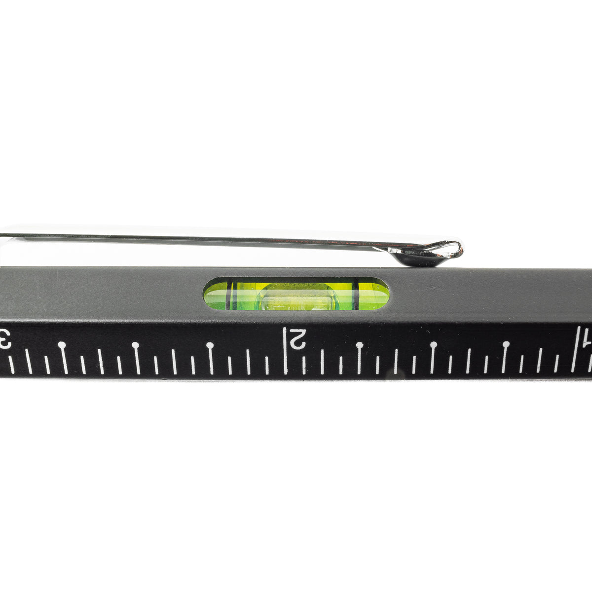 Black Hacksmith Tools aluminium 7-in-1 tool pen with multiple functions, compact design, and ergonomic grip.