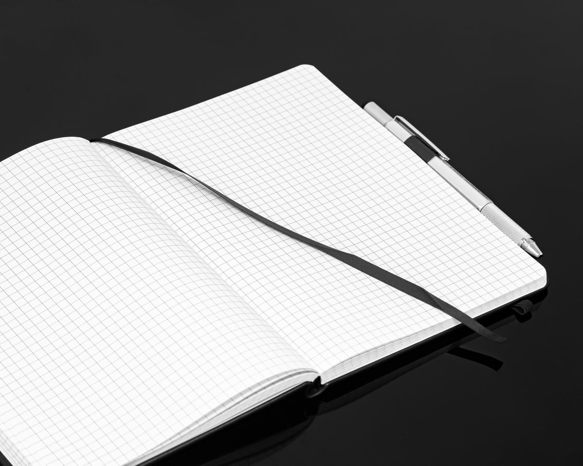Engineered By Hacksmith inventor's notebook add-on with lined pages and durable cover, perfect for technical notes and ideas.