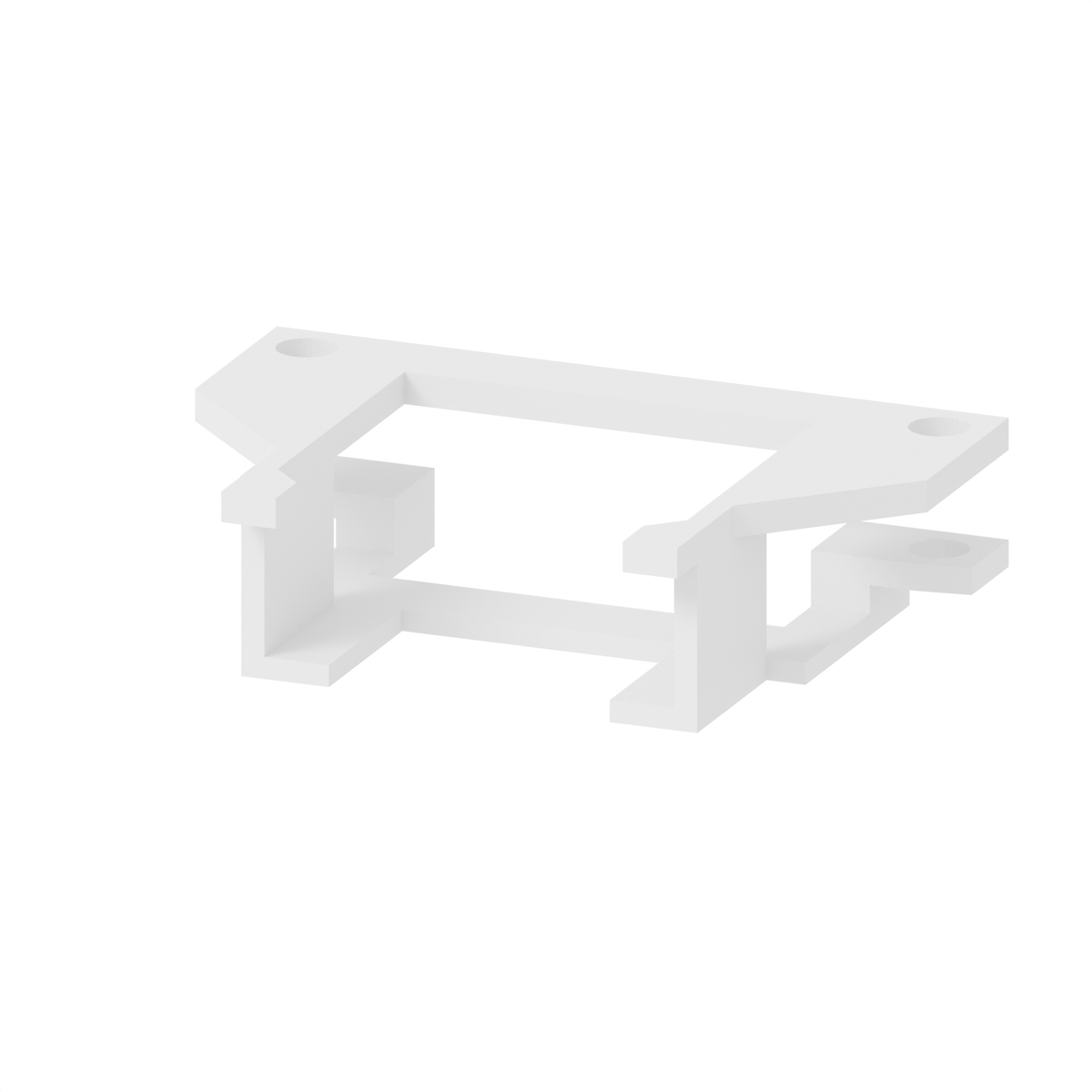 3D printable spring holder from Hacksmith Industries Hack Blocks building set, shown in a detailed 3D print image.