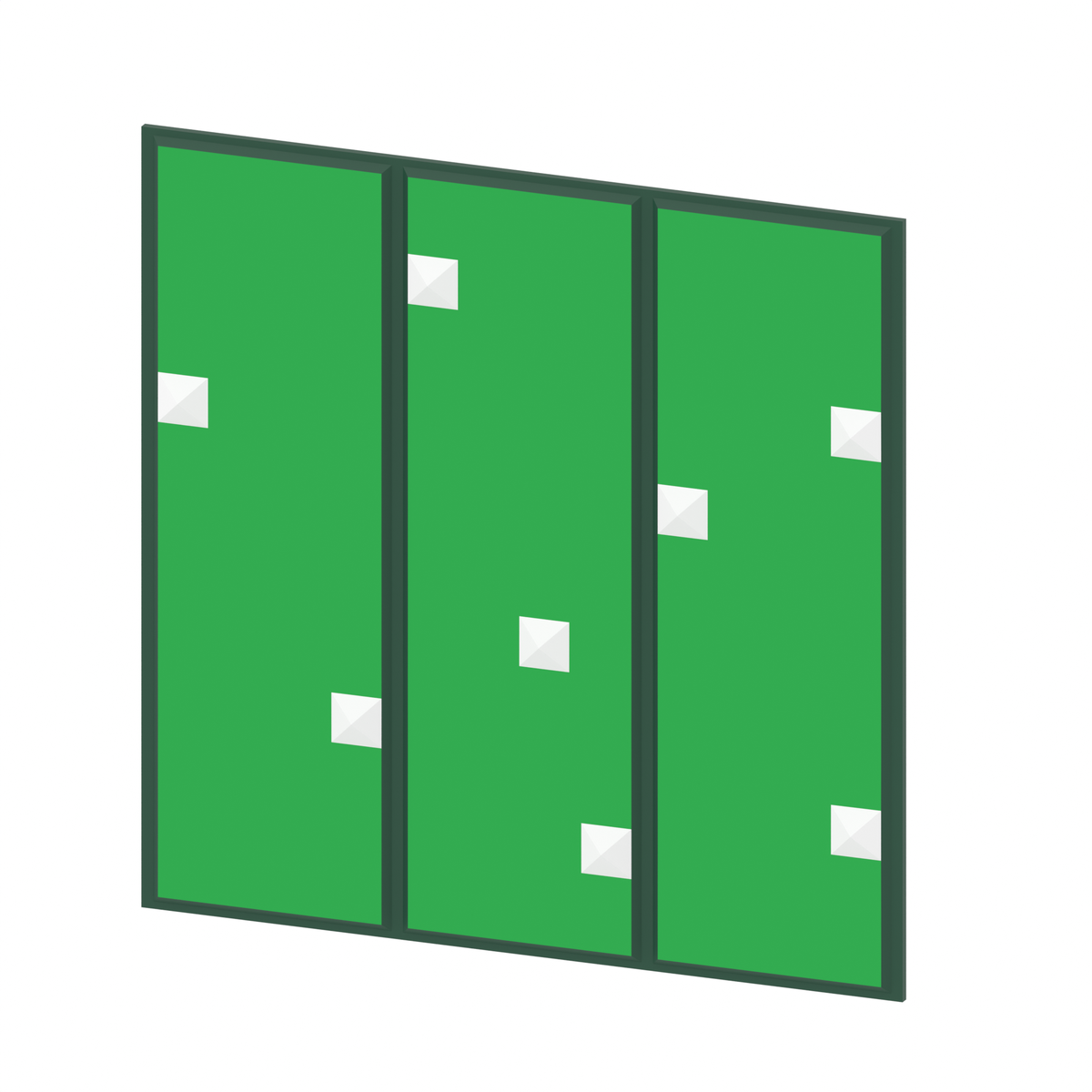 3D printable cactus block from Hacksmith Industries' Hack Blocks building set, designed for creative construction projects.