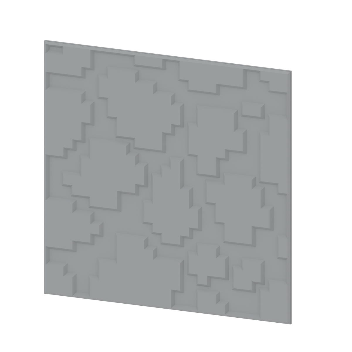 3D printable cobblestone fascia block from Hacksmith Industries' Hack Blocks building set, designed for creative construction projects.