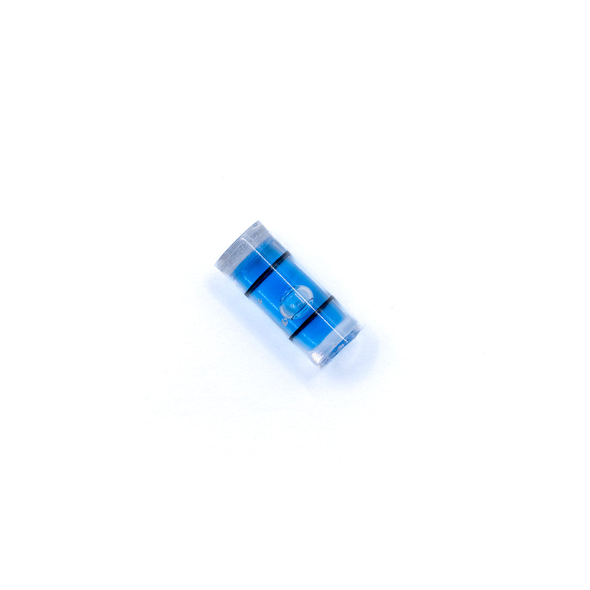 Blue replacement bubble level for Smith Blade Pro by Hacksmith Tools, used for precise leveling in woodworking and construction.