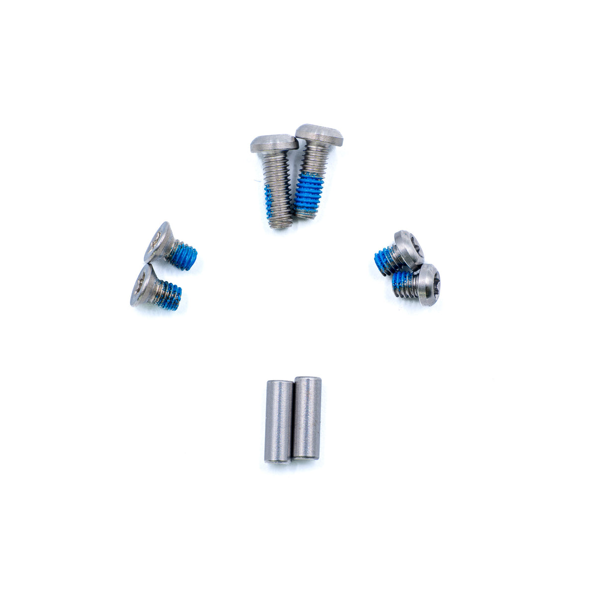 Hacksmith Tools Smith Blade Pro replacement frame screws and dowel pin for woodworking and tool maintenance.