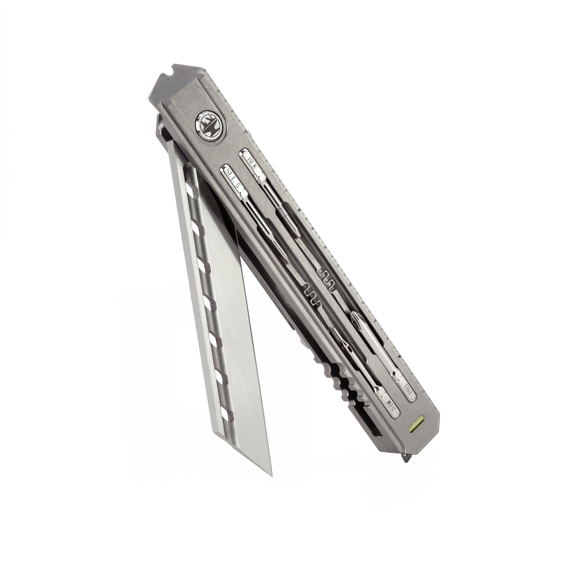 Hacksmith Tools Smith Blade PRO 21-in-1 pocket tool knife with multiple blades and functions, compact and versatile for everyday use.