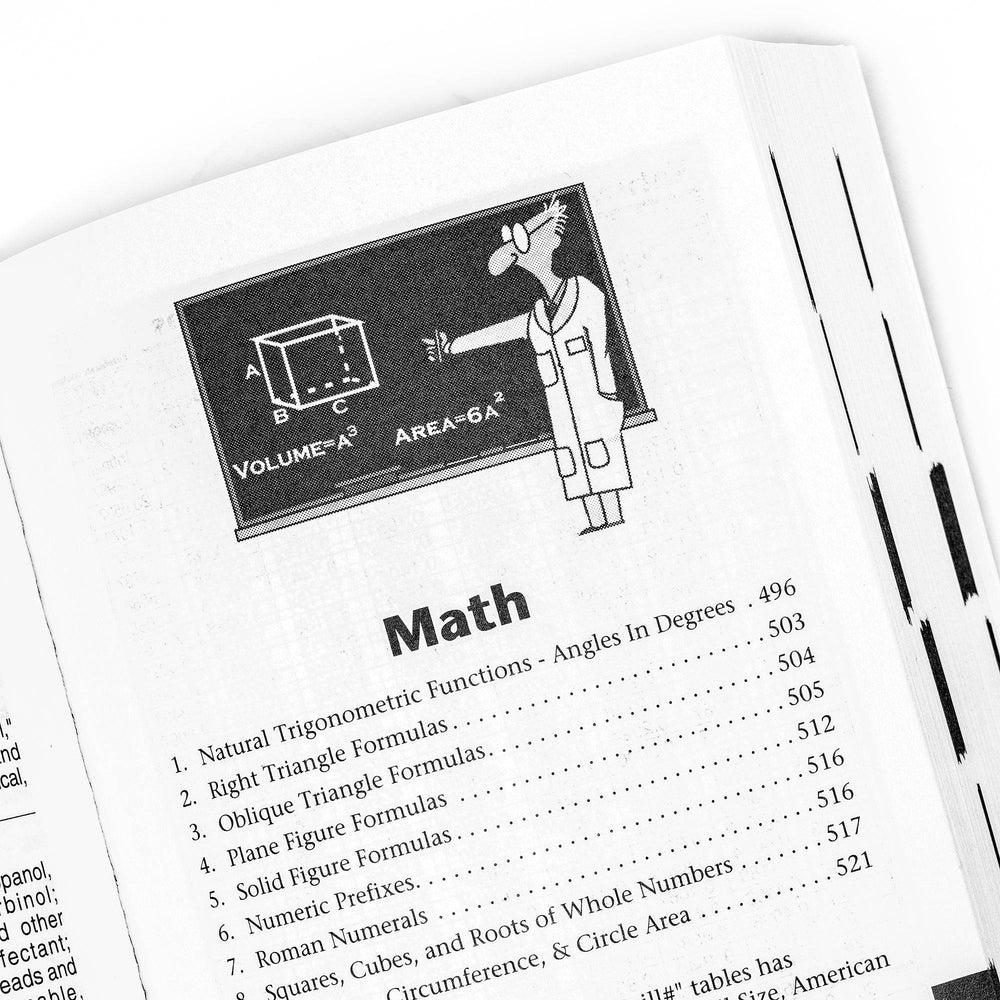 Pocket Reference Math Book Pocket Reference Book (4th Edition) by Thomas J. Glover