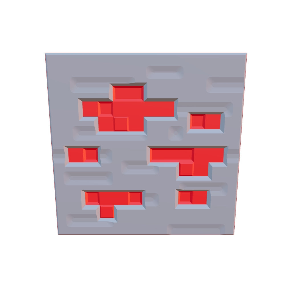 Red Crystal Ore #Type_Fascia