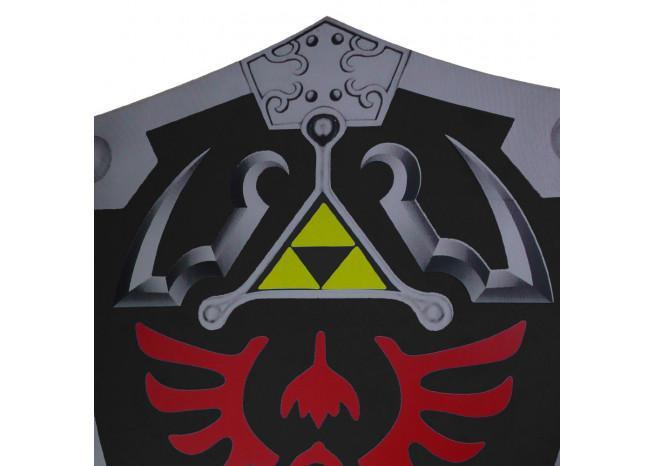 Dark Links Zelda Shield Extra Large All Steel 25 Inches Black