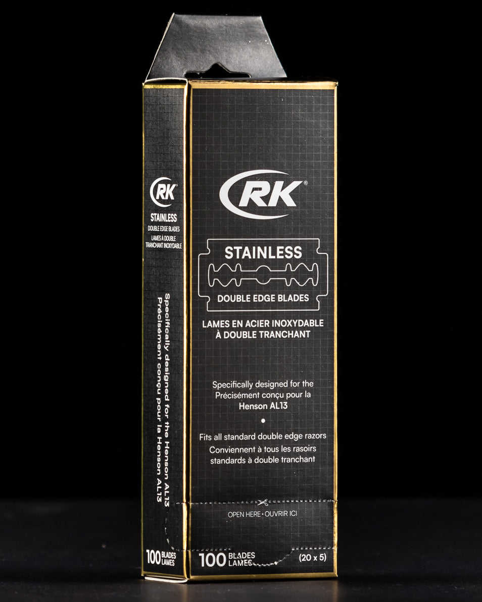 RK Shaving Stainless DE Razor Blades - 100pk-0